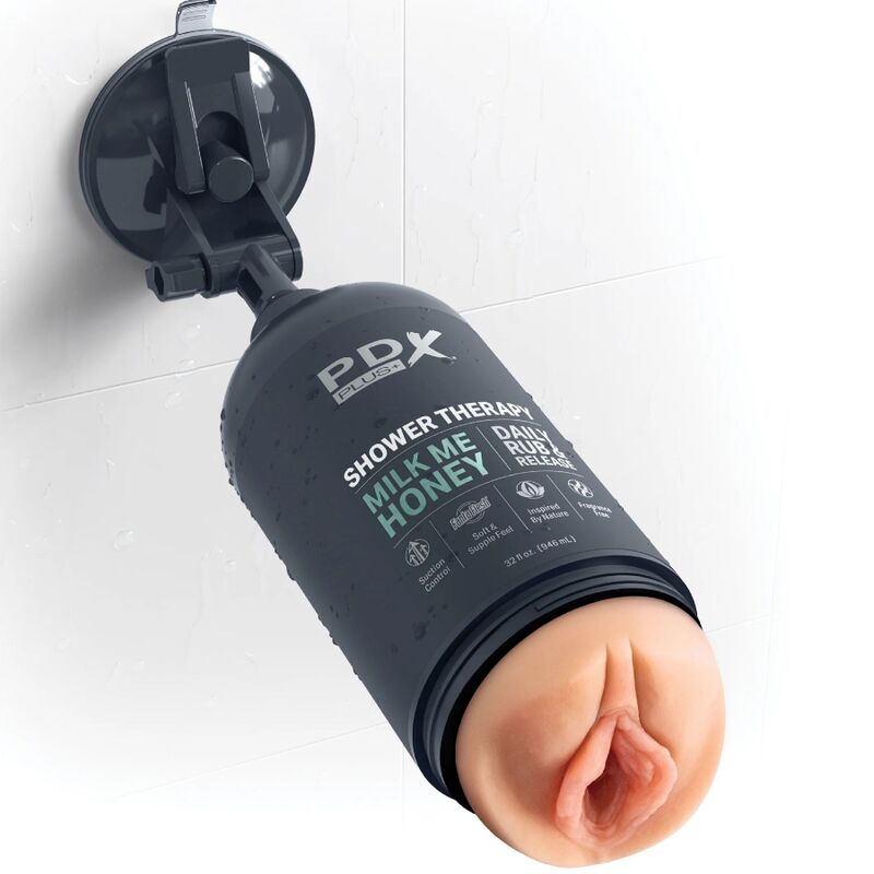 PDX PLUS - STROKER MASTURBATOR DISCREET DESIGN OF MILK ME HONEY SHAMPOO BOTTLE - Bild 4