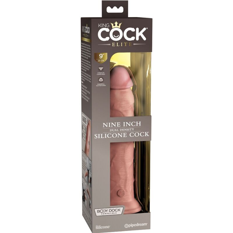 KING COCK - ELITE REALISTIC SILICONE DILDO 23 CM - Bild 5