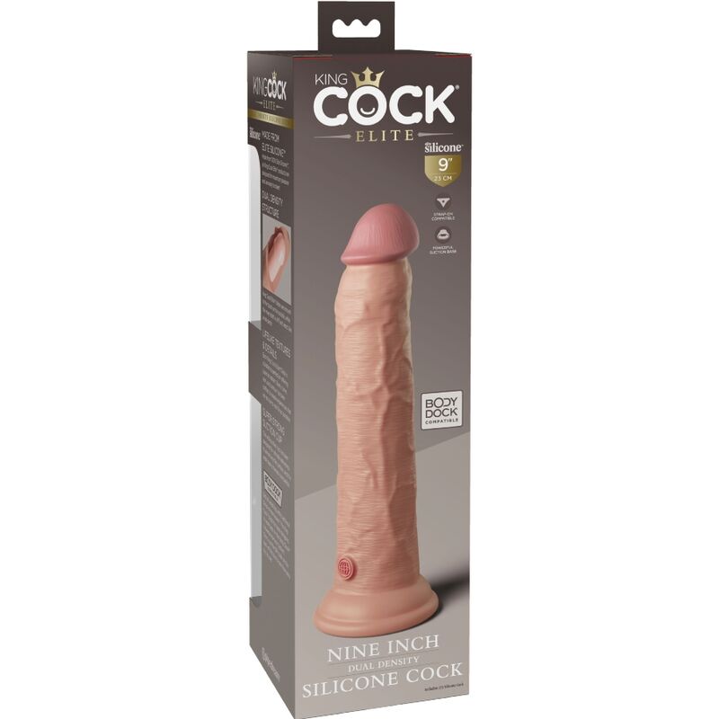 KING COCK - ELITE REALISTIC SILICONE DILDO 23 CM - Bild 6