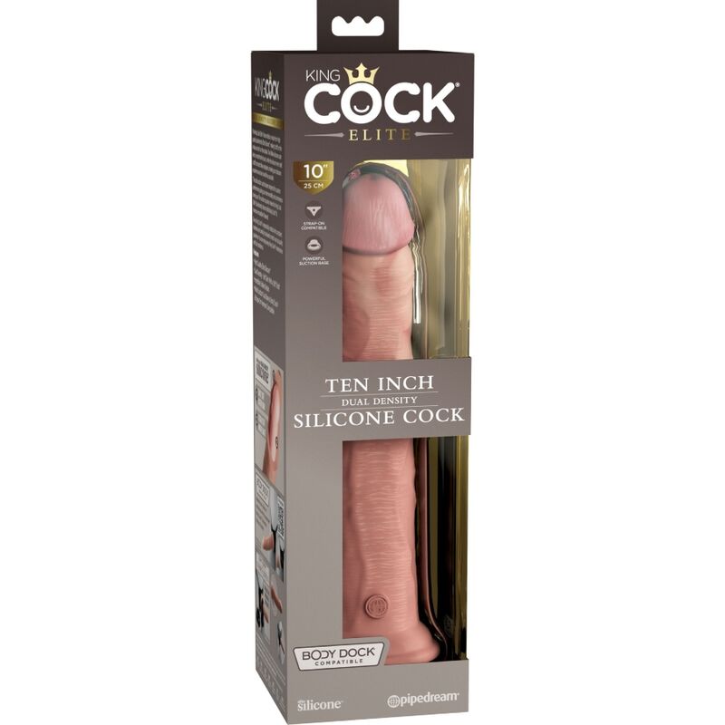 KING COCK - ELITE REALISTIC SILICONE DILDO 25.4 CM - Bild 4