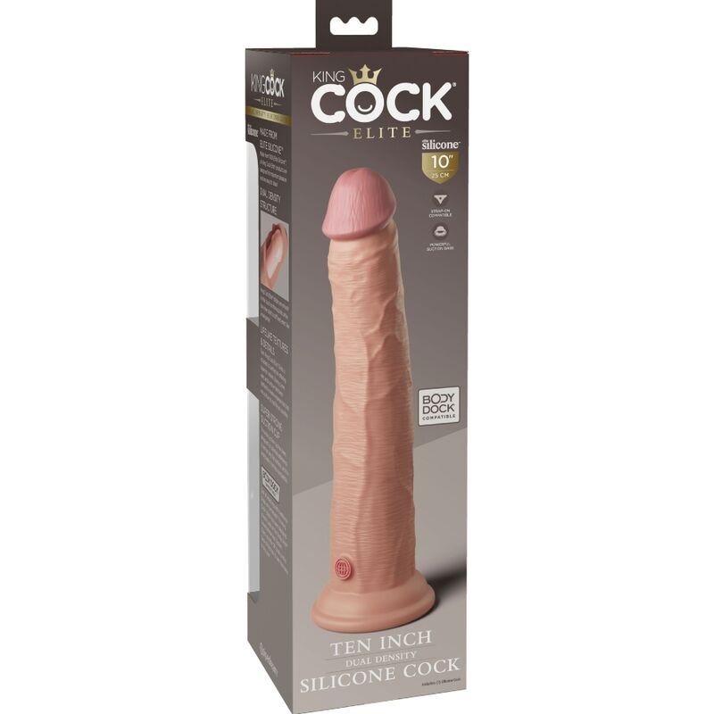 KING COCK - ELITE REALISTIC SILICONE DILDO 25.4 CM - Bild 3