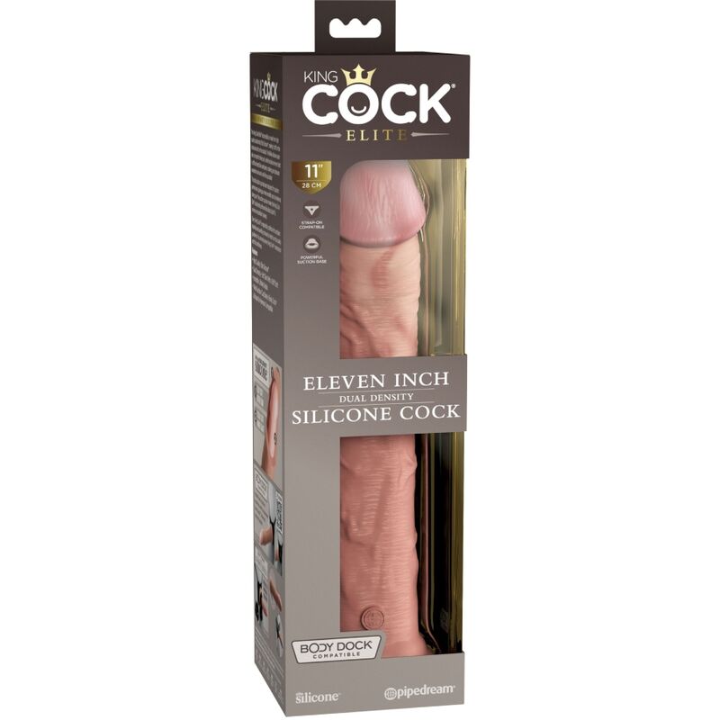 KING COCK - ELITE REALISTIC SILICONE DILDO 28 CM - Bild 3