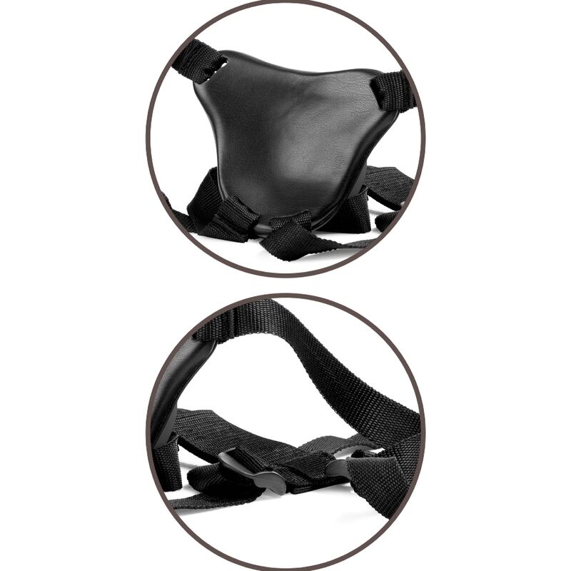 KING COCK - ELITE COMFY ADJUSTABLE HARNESS WITH DILDO 17.8 CM - Bild 5