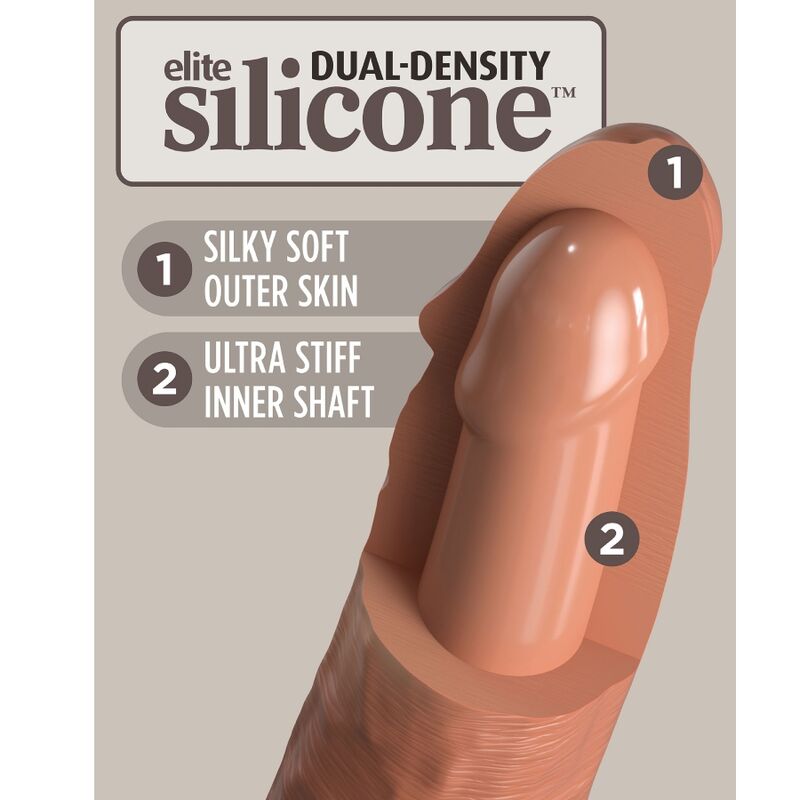 KING COCK - ELITE COMFY ADJUSTABLE HARNESS WITH DILDO 17.8 CM - Bild 3