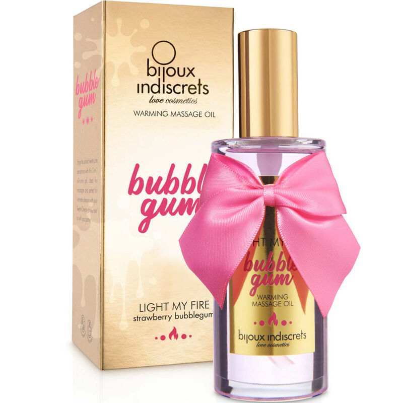 BIJOUX - INDISCRETS LIGHT MY FIRE MASSAGE OIL HEAT EFFECT GUM FLAVOR - Bild 3