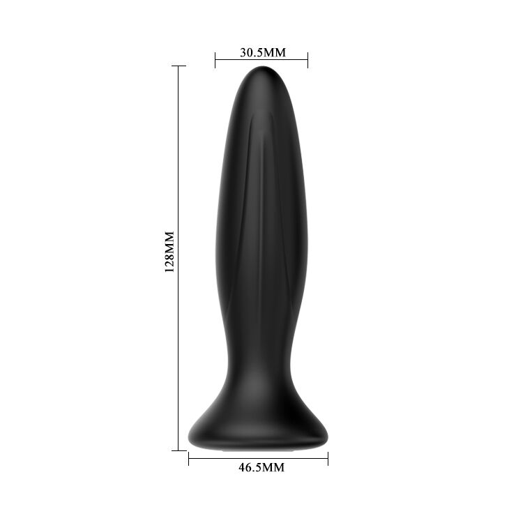 MR PLAY - RECHARGEABLE BLACK VIBRATOR ANAL PLUG - Bild 3