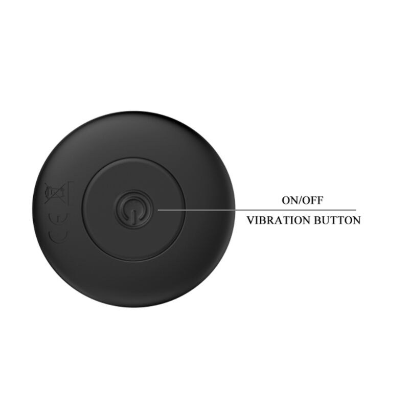 Alternative view of MR PLAY - RECHARGEABLE BLACK VIBRATOR ANAL PLUG