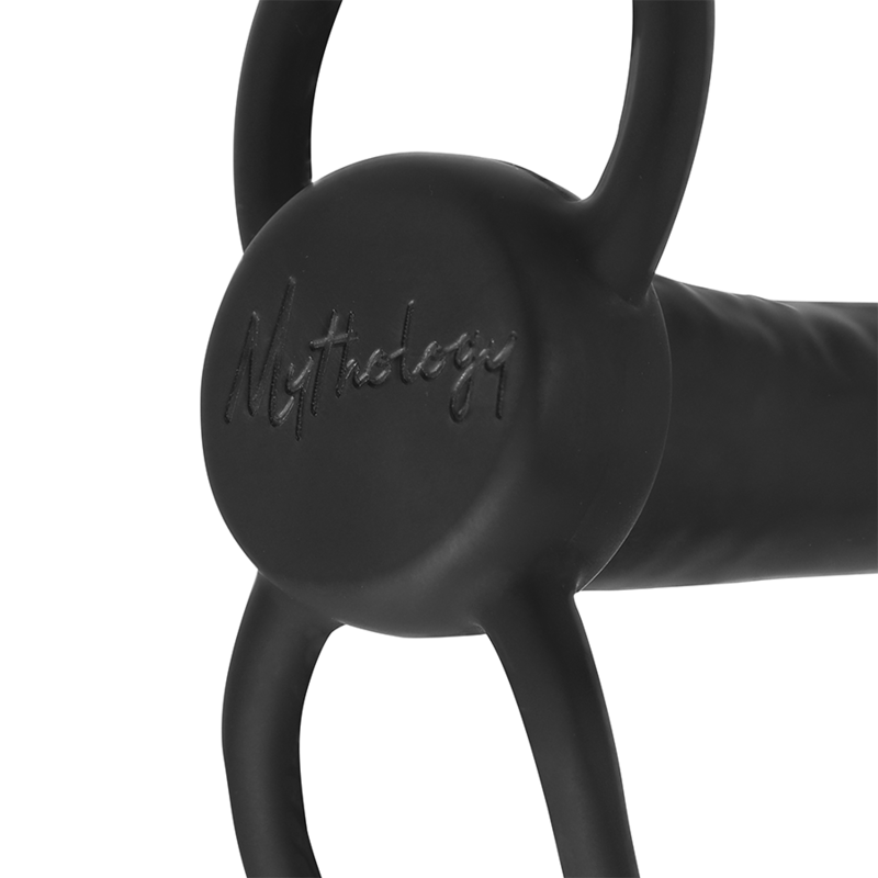 MYTHOLOGY - COBI ONYX ANAL DILDO WITH COCK AND TESTICLE RING 13 SILICONE CM - Bild 7