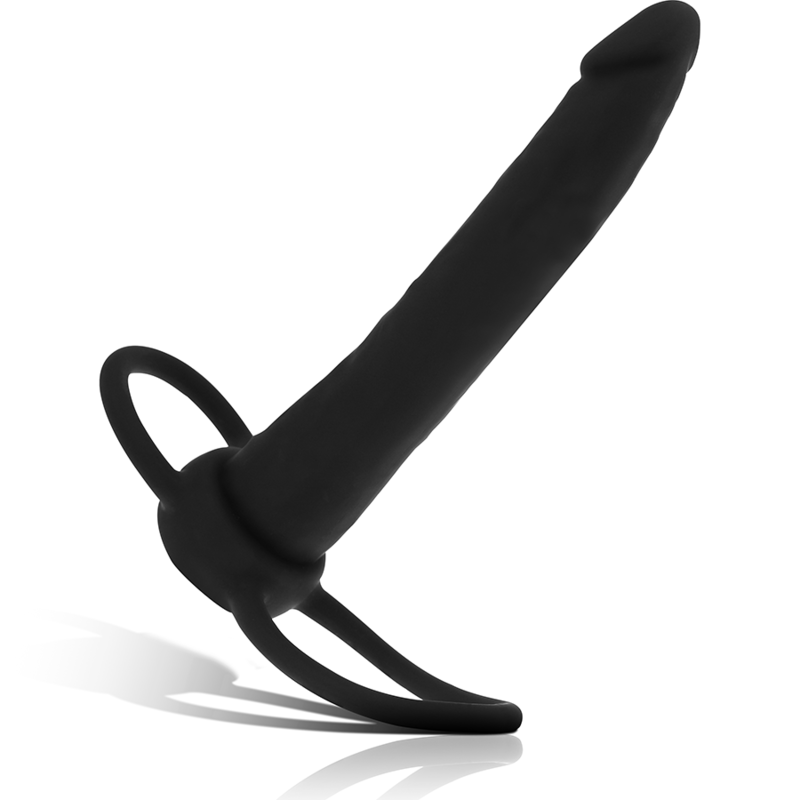 MYTHOLOGY - COBI ONYX ANAL DILDO WITH COCK AND TESTICLE RING 13 SILICONE CM - Bild 3