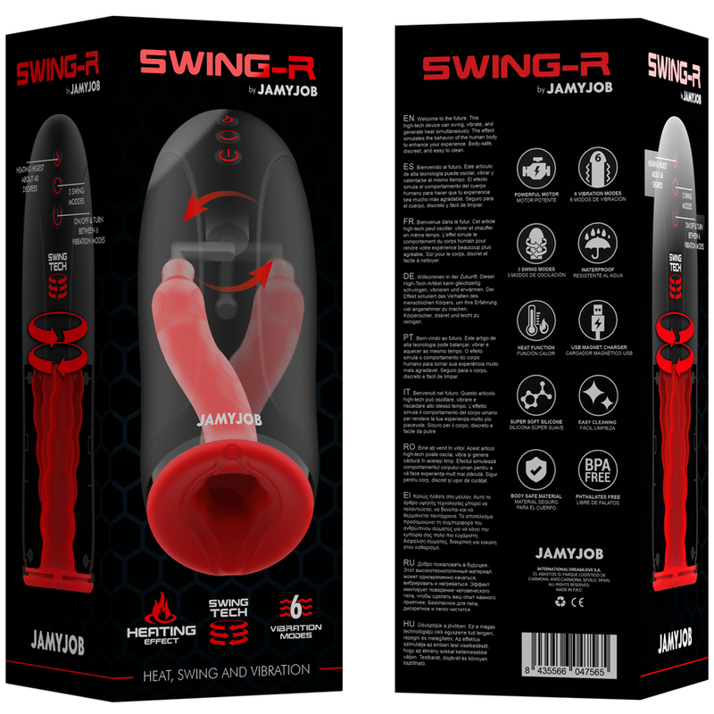 JAMYJOB - SWING-R HEATING EFFECT, SWING TECH AND VIBRATION MASTURBATOR - Bild 4