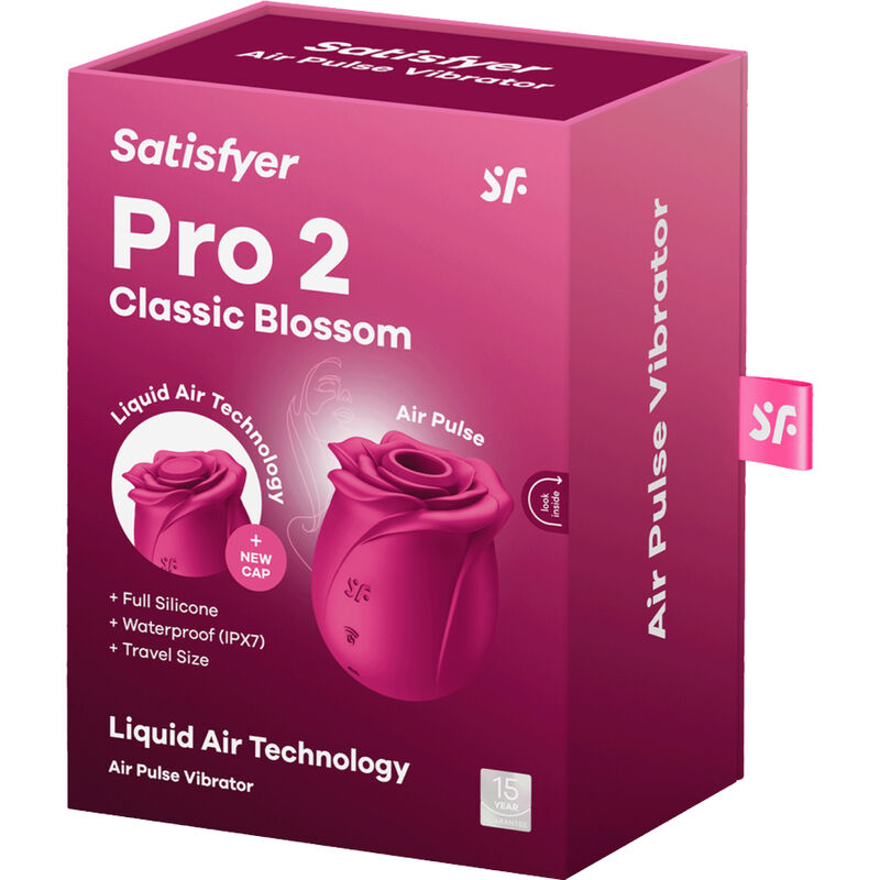 SATISFYER - AIR PULSE PRO 2 CLASSIC BLOSSOM VIBRATOR - Bild 7