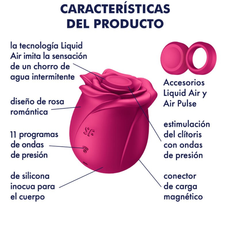 SATISFYER - AIR PULSE PRO 2 CLASSIC BLOSSOM VIBRATOR - Bild 6