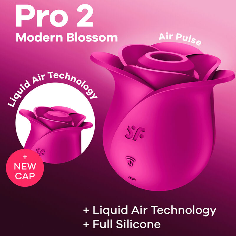 SATISFYER - AIR PULSE PRO 2 MODERN BLOSSOM VIBRATOR - Bild 8