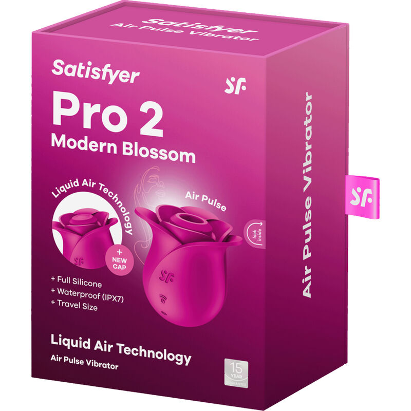 SATISFYER - AIR PULSE PRO 2 MODERN BLOSSOM VIBRATOR - Bild 7