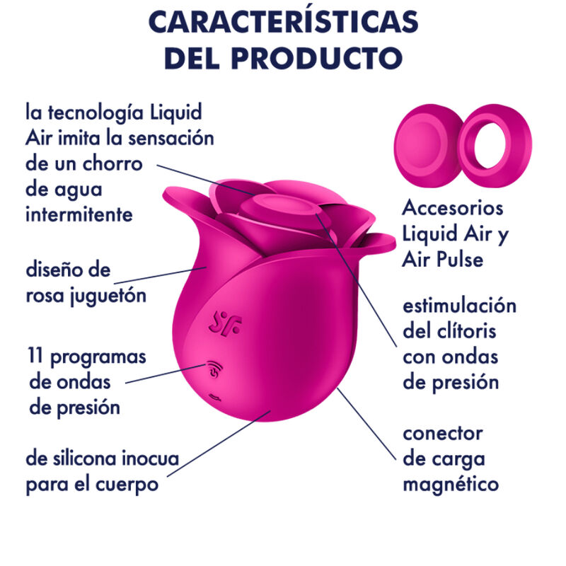 SATISFYER - AIR PULSE PRO 2 MODERN BLOSSOM VIBRATOR - Bild 4