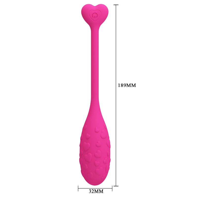 PRETTY LOVE - APP CONTROLLED PINK FISHER VIBRATING EGG - Bild 4