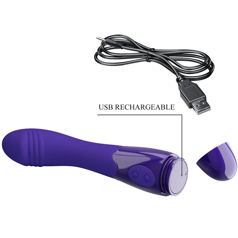 PRETTY LOVE - ELEMENTAL YOUTH VIOLET VIBRATOR DILDO - Bild 6
