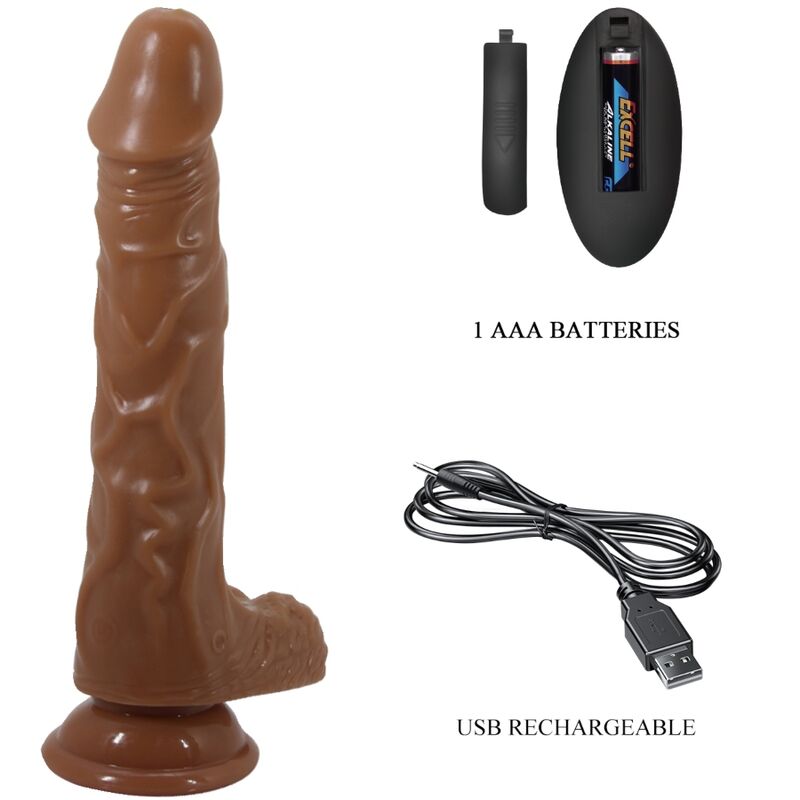 BAILE - BODACH REALISTIC VIBRATOR WITH REMOTE CONTROL SUCTION CUP - Bild 4