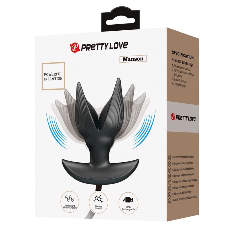 PRETTY LOVE - INFLATABLE & RECHARGEABLE ANAL PLUG - Bild 5