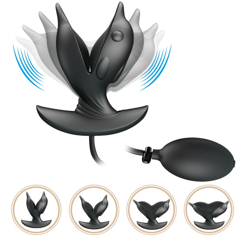 PRETTY LOVE - INFLATABLE & RECHARGEABLE DELFIN ANAL PLUG - Bild 3