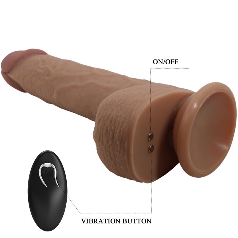 PRETTY LOVE - TOMMY REALISTIC DILDO VIBRATOR 22.5 CM - Bild 6