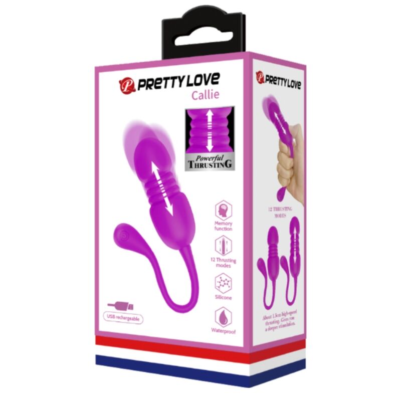 Alternative view of PRETTY LOVE - CALLIE PURPLE RECHARGEABLE VIBRATING EGG