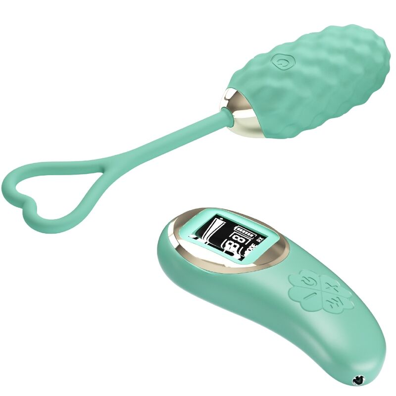 Alternative view of PRETTY LOVE - VIVIAN GREEN REMOTE CONTROL VIBRATING EGG