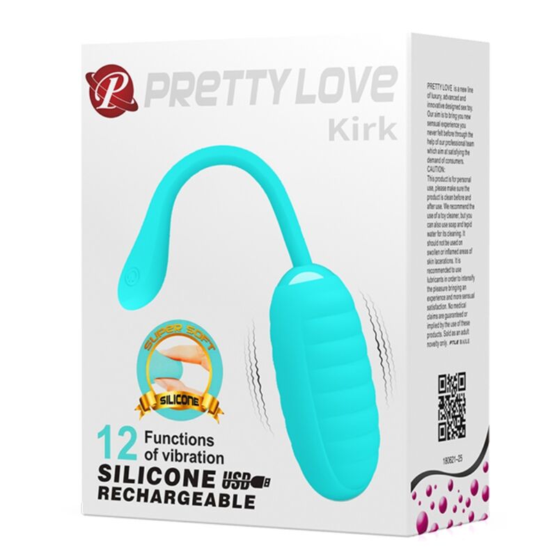 PRETTY LOVE - KIRK RECHARGEABLE VIBRATING EGG LIGHT GREEN - Bild 10