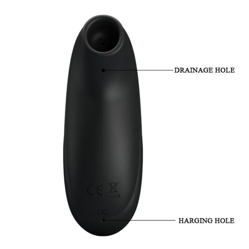 PRETTY LOVE - LUXURY RECHARGEABLE SUCTION MASSAGER BLACK - Bild 6