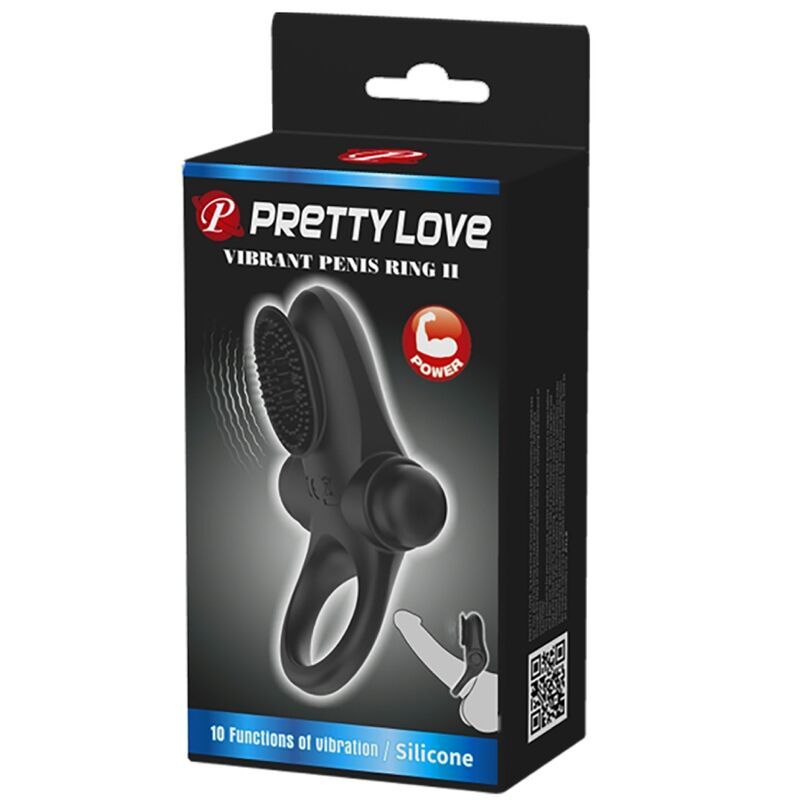 Alternative view of PRETTY LOVE - VIBRATOR RING II FOR THE BLACK PENIS
