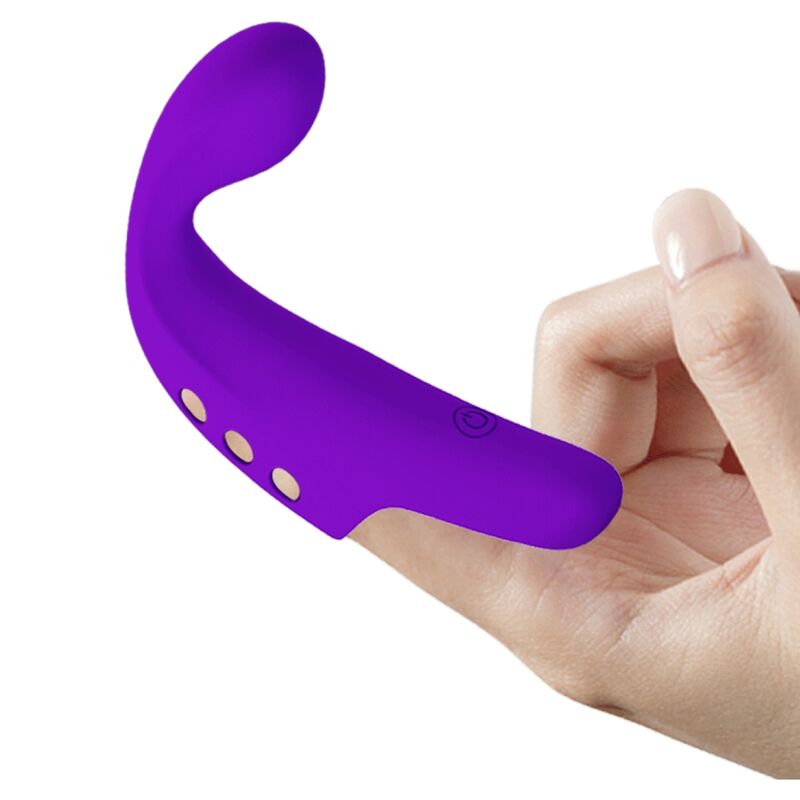 PRETTY LOVE - GORGON PURPLE RECHARGEABLE FINGER VIBRATOR - Bild 5