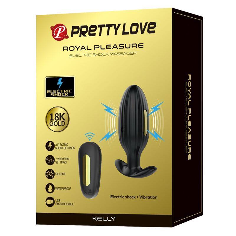 Alternative view of PRETTY LOVE - KELLY PLUG ANAL RECHARGEABLE VIBRATOR BLACK