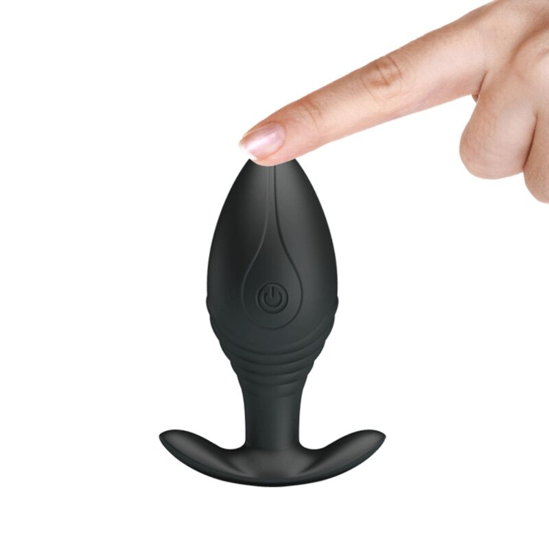 PRETTY LOVE - REGINA ANAL PLUG RECHARGEABLE VIBRATOR BLACK - Bild 10