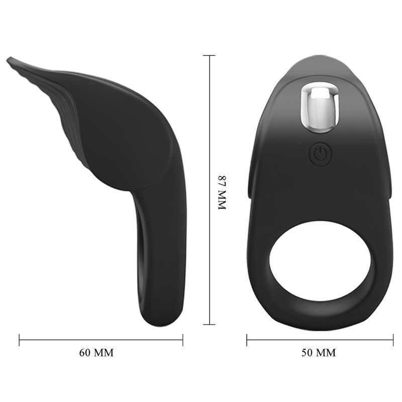 PRETTY LOVE - SUSANNA VIBRATING PENIS RING BLACK - Bild 6