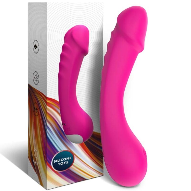 ARMONY - DILDO VIBRATOR G-SPOT SILICONE FUCHSIA - Bild 3