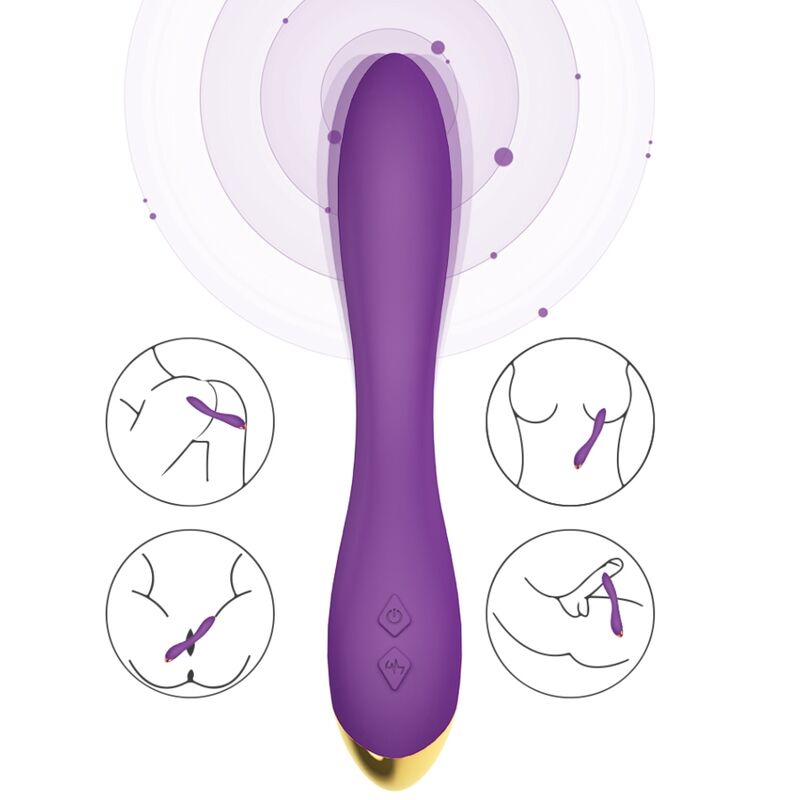 Alternative view of ARMONY - FLAMINGO VIBRATOR MULTIPOSITION PURPLE