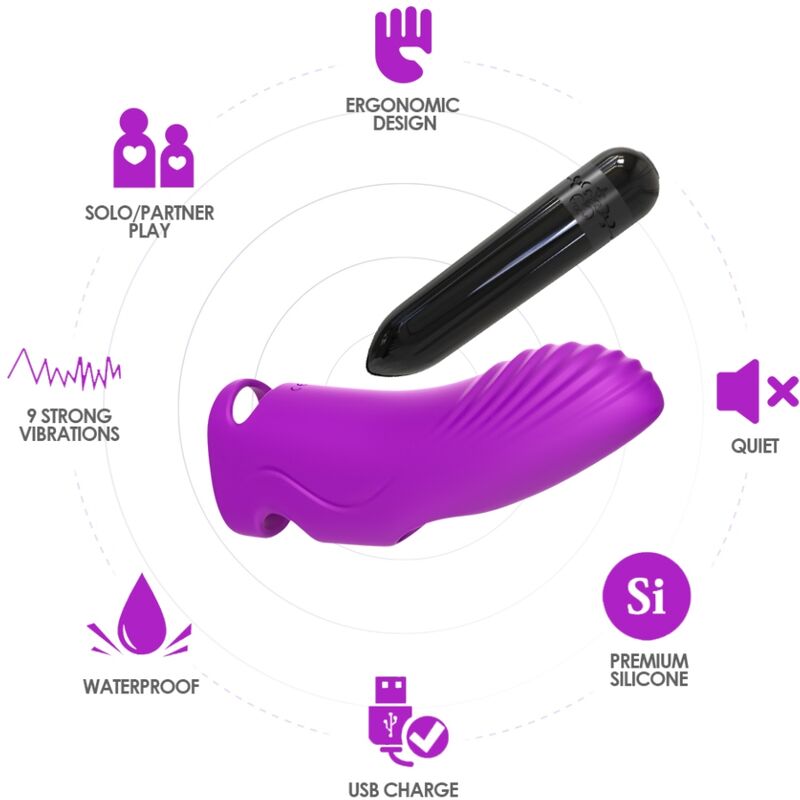 ARMONY - AURORA VIBRATOR FINGER FUCHSIA - Bild 3