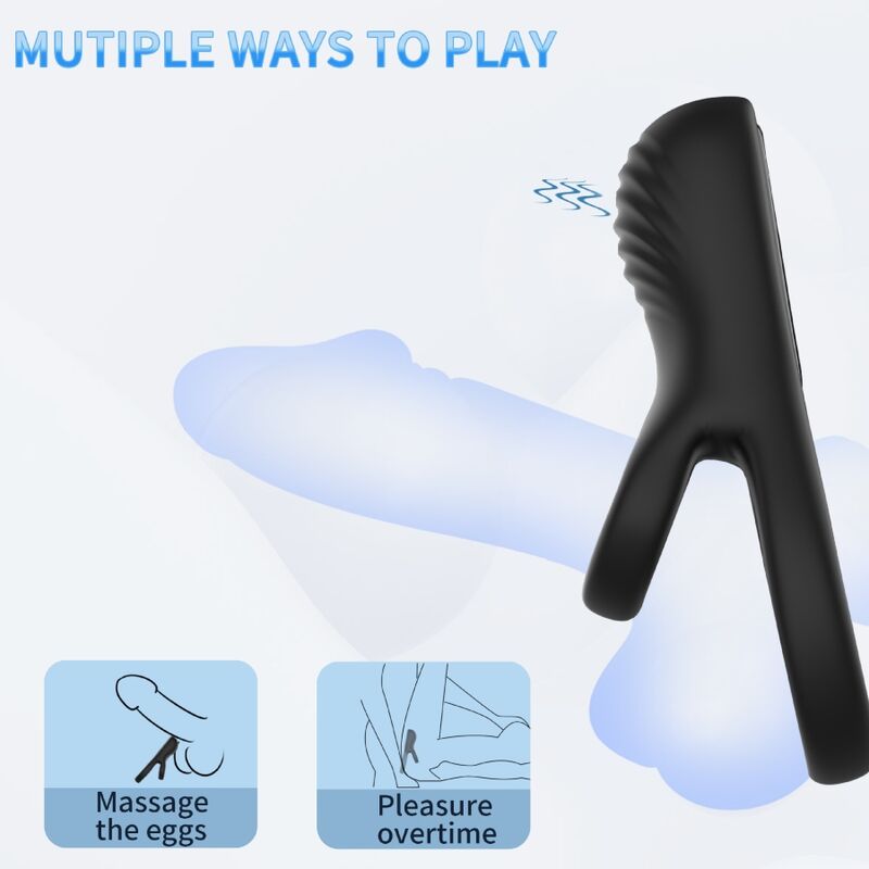 ARMONY - DOUBLE RING VIBRATOR BLACK - Bild 4