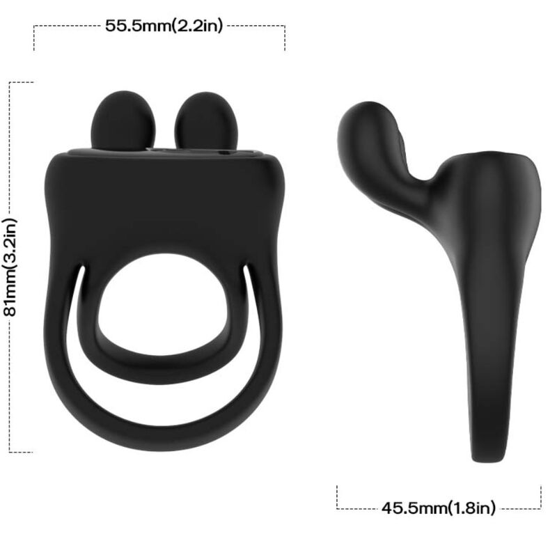 ARMONY - RING VIBRATOR RABBIT BLACK - Bild 5