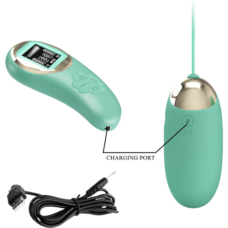 PRETTY LOVE - GREEN REMOTE CONTROL VIBRATING EGG MINE - Bild 5