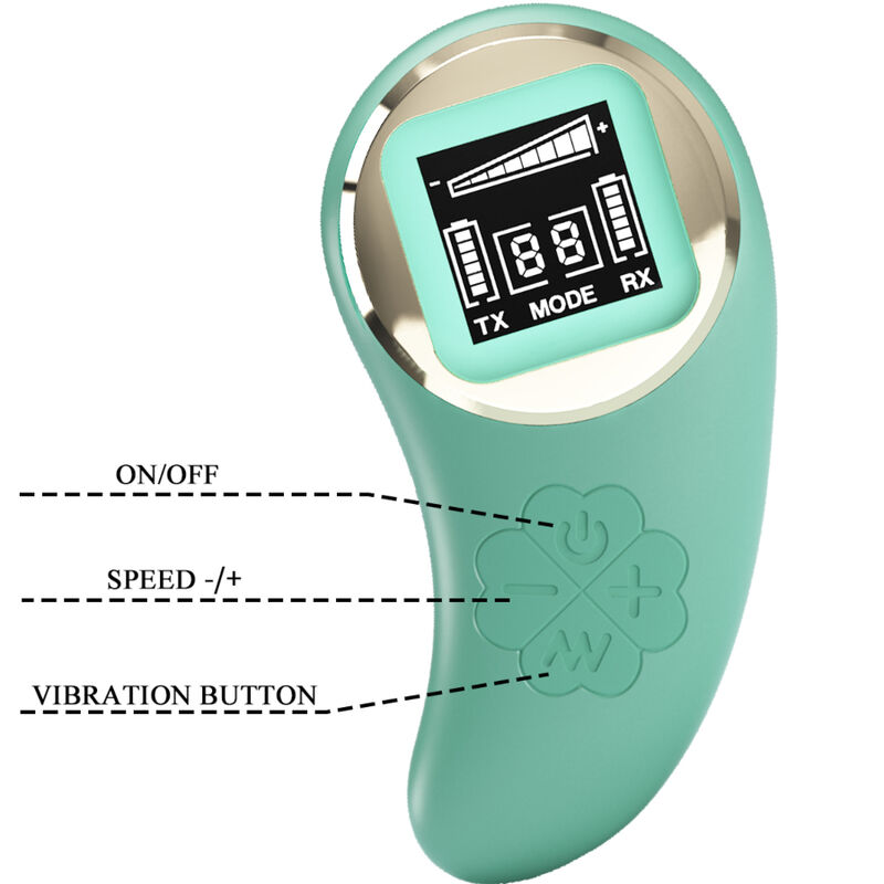 PRETTY LOVE - GREEN REMOTE CONTROL VIBRATING EGG MINE - Bild 4