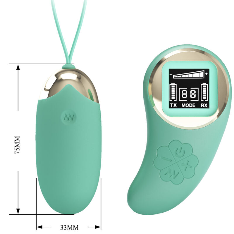 PRETTY LOVE - GREEN REMOTE CONTROL VIBRATING EGG MINE - Bild 3