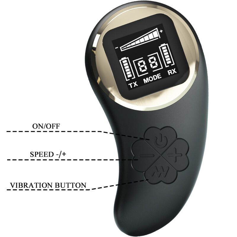 PRETTY LOVE - NATHAN DOUBLE PLEASURE VIBRATOR REMOTE CONTROL - Bild 5
