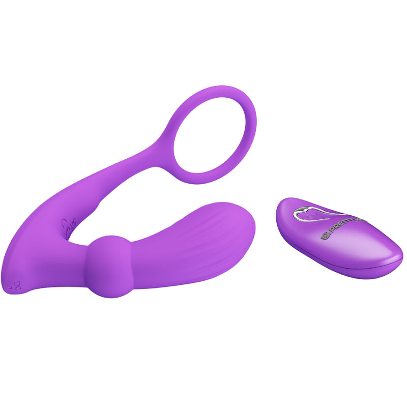 Alternative view of PRETTY LOVE - WARREN VIOLET ANAL RING & VIBRATOR