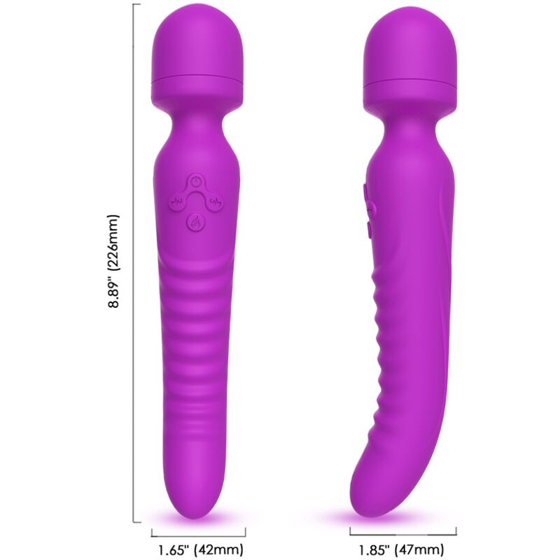 ARMONY - MISSION MASSAGER & VIBRATOR HEAT EFFECT PURPLE - Bild 3