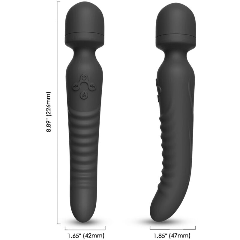 ARMONY - MISSION MASSAGER & VIBRATOR HEAT EFFECT BLACK - Bild 2