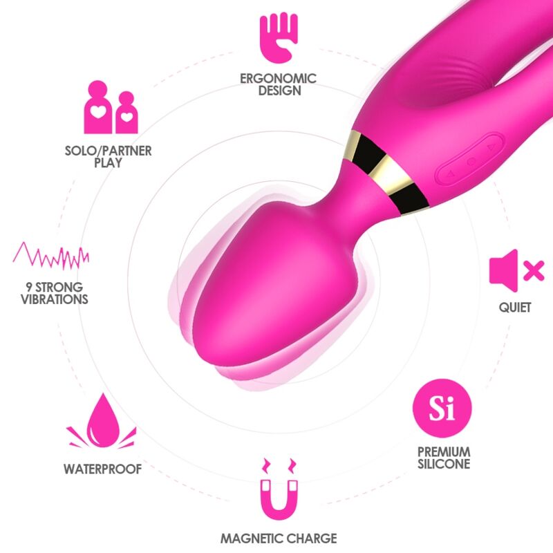 ARMONY - MASSAGER & VIBRATOR RABBIT FUCHSIA - Bild 3