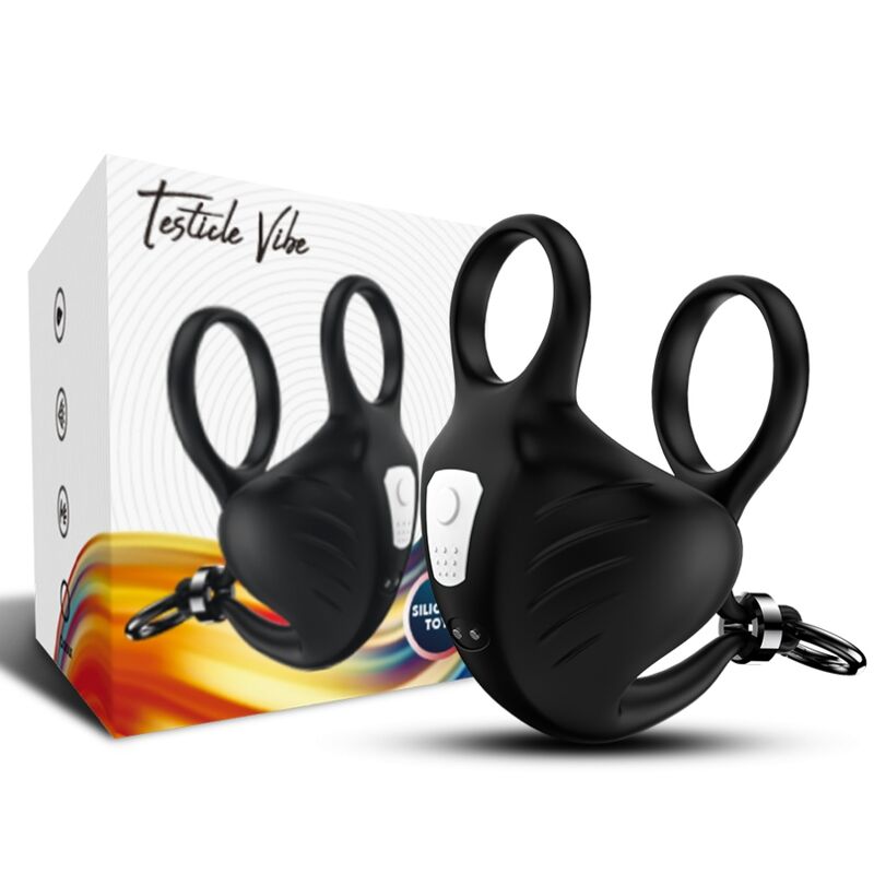 ARMONY - MANTA SCROTUM VIBRATOR RING BLACK - Bild 4