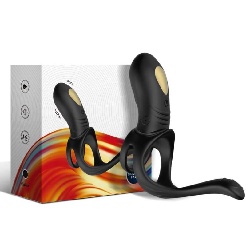ARMONY - JOY JUMPER RING VIBRATOR FOR COUPLES & ANAL PLUG BLACK - Bild 3