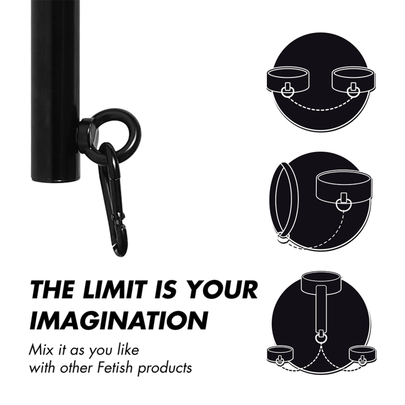 FETISH SUBMISSIVE BONDAGE - ADJUSTABLE SEPARATOR BAR 4 PIECES - Bild 6